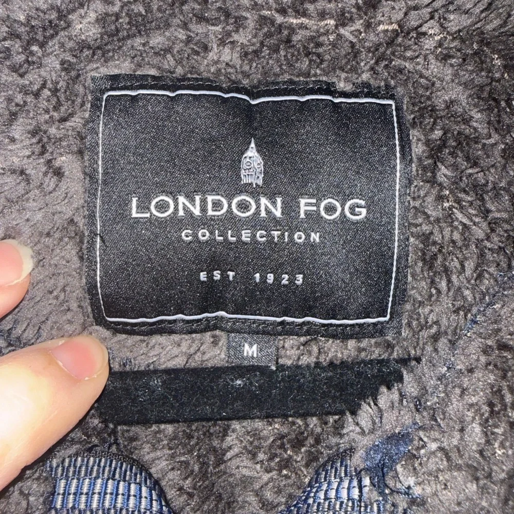 London Fog Navy Fleece Jacket